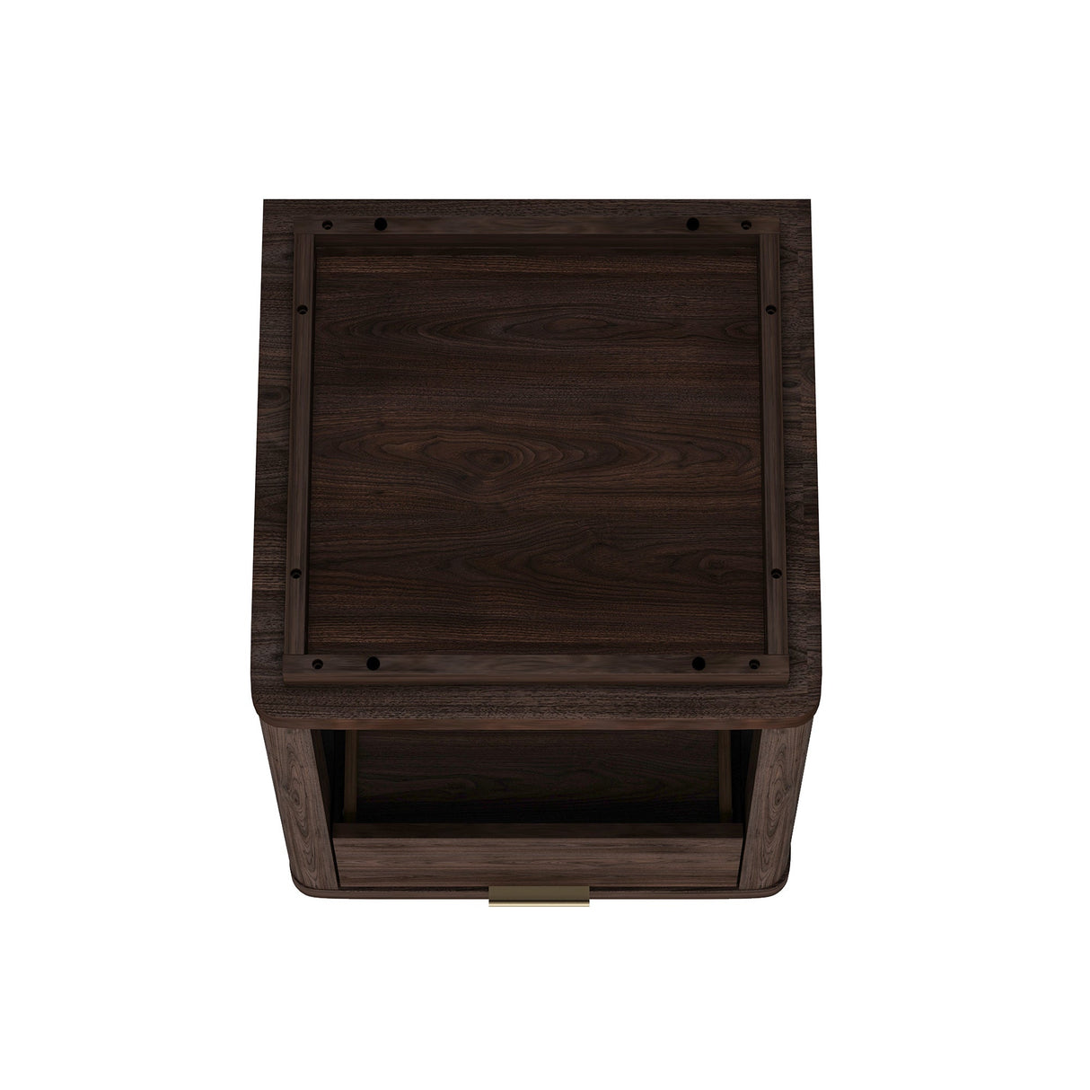 Evelyn Nightstand in Brown by Manhattan Comfort at Eve Furniture