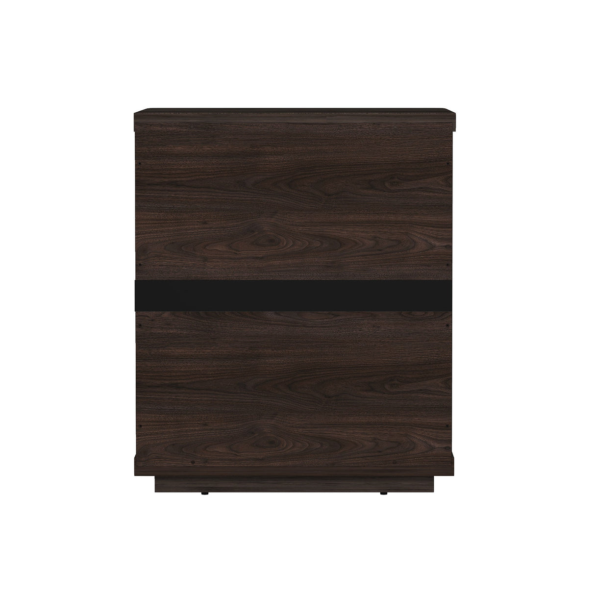 Evelyn Nightstand in Brown by Manhattan Comfort at Eve Furniture
