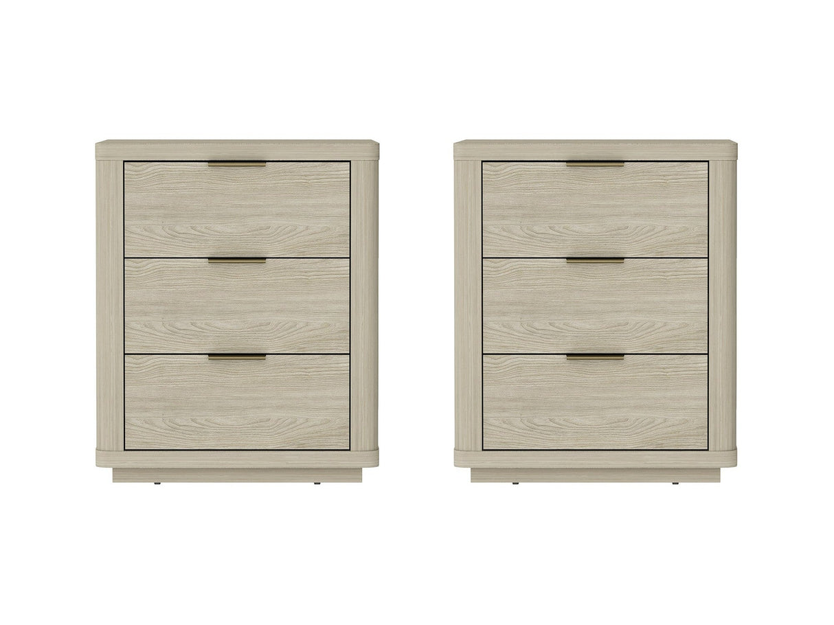 Evelyn Nightstand in Natural (set of 2) by Manhattan Comfort at Eve Furniture
