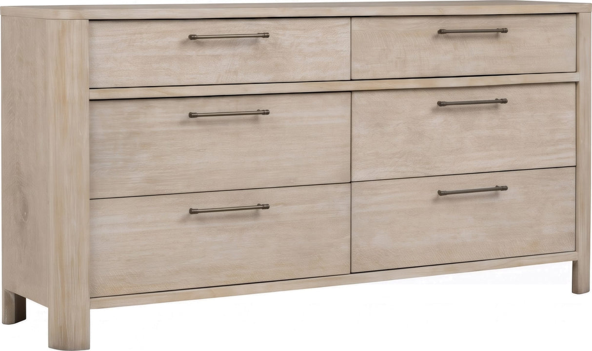 Evelyn Saltwood 6-Drawer Dresser by Modus Furniture at Eve Furniture