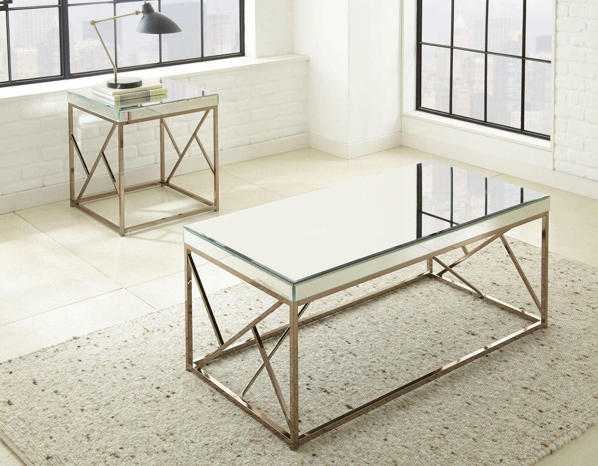 Evelyn 3-Piece Set (Cocktail & 2 End Tables) by Steve Silver at Eve Furniture