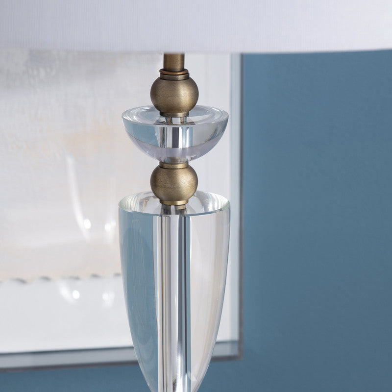Everglen Black/White Table Lamp (Set of 2) by Crestview at Eve Furniture