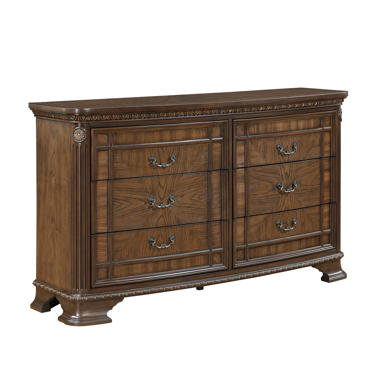 Everleigh Brown Dresser by Homelegance at Eve Furniture