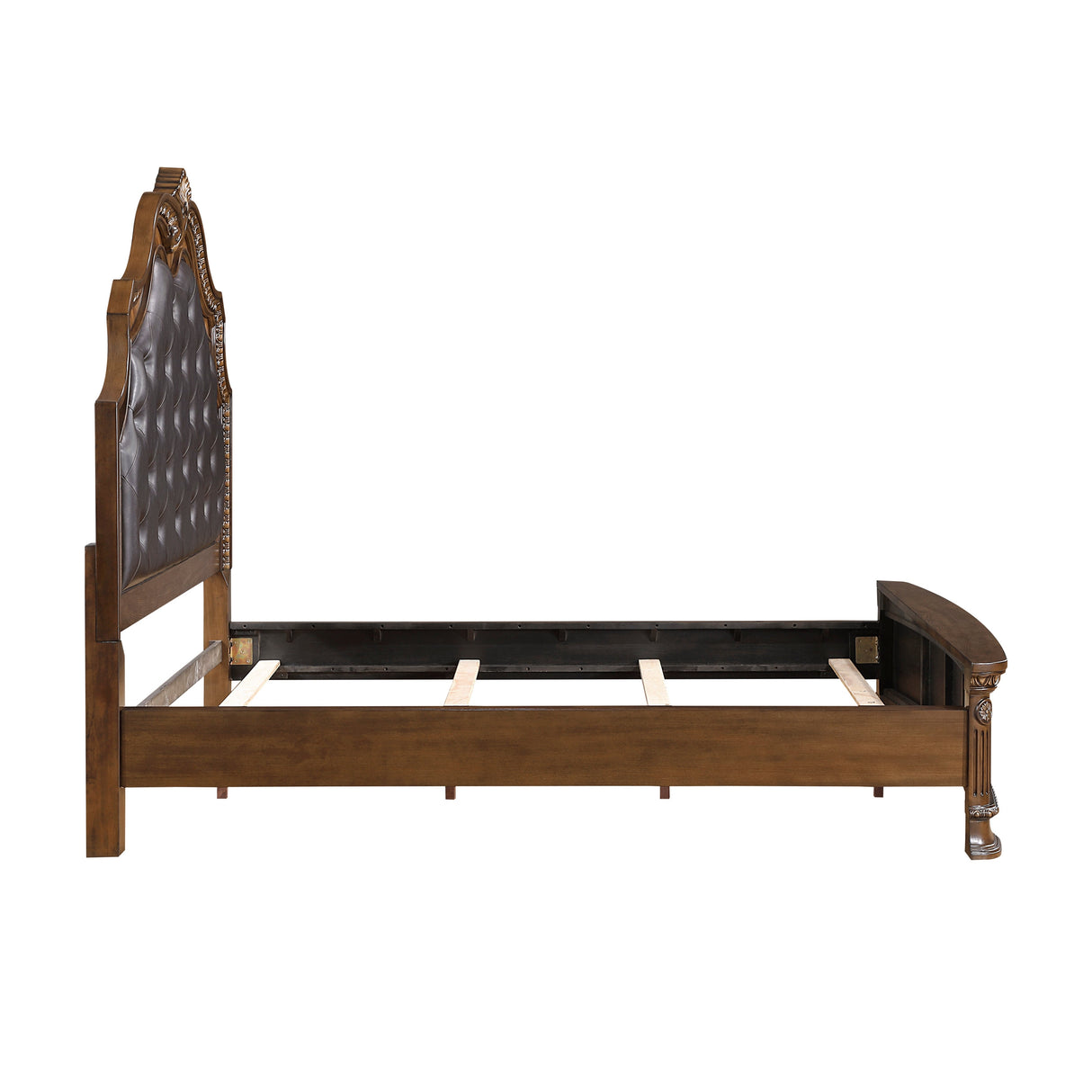 Everleigh Brown Queen Bed by Homelegance at Eve Furniture