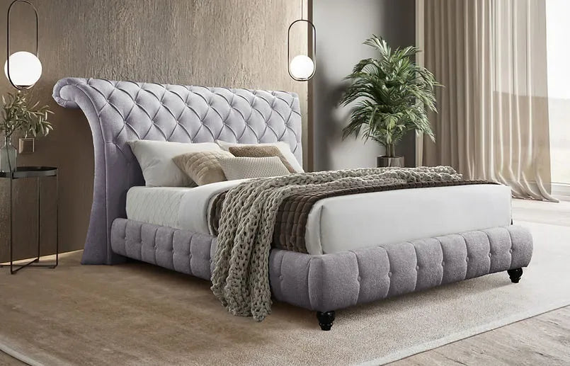 Everly Grey Queen Platform Bed by New Era Innovations at Eve Furniture