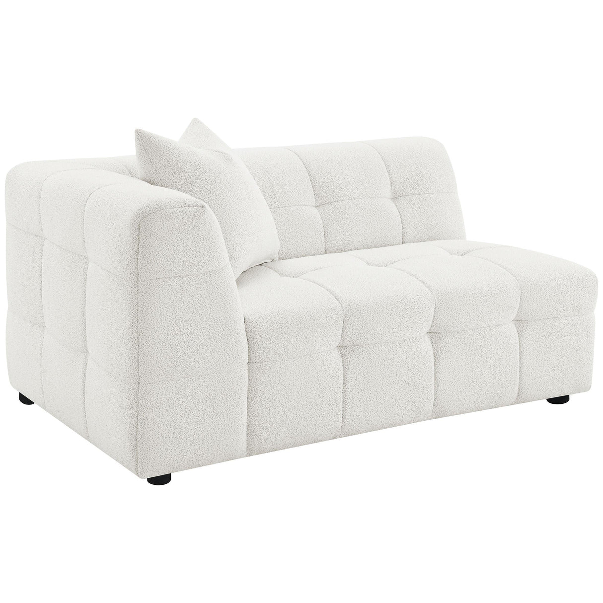 Everly Off White Boucle Extra Long Sofa by Coaster at Eve Furniture