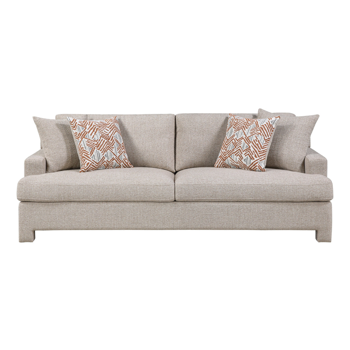 Everly Taupe 2-Piece Living Room Set by Homelegance at Eve Furniture