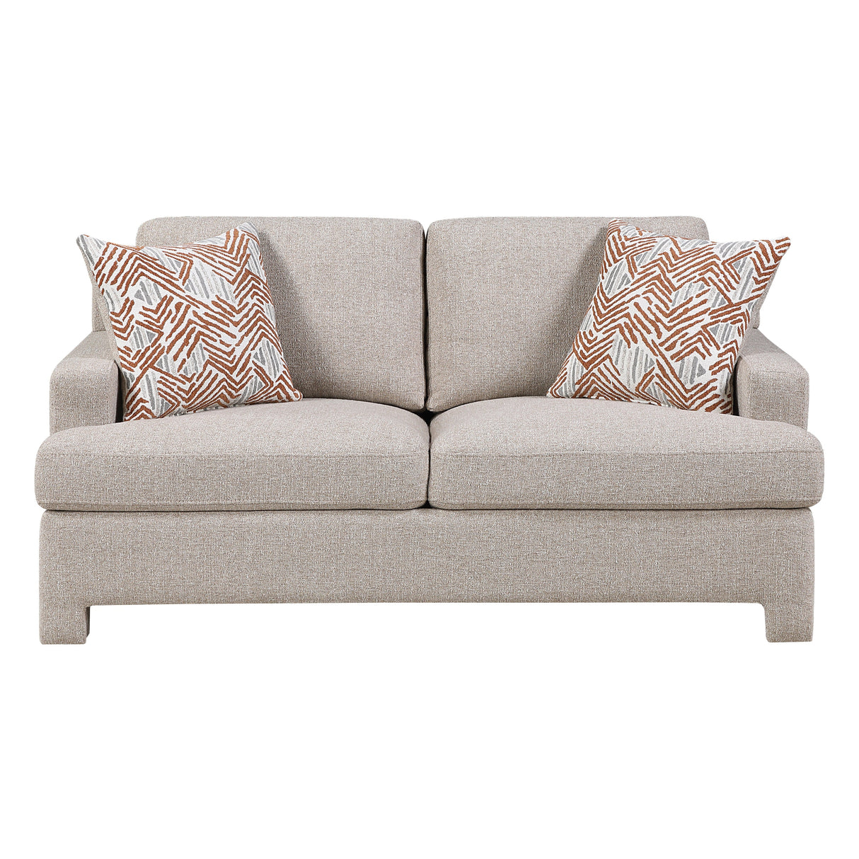 Everly Taupe 2-Piece Living Room Set by Homelegance at Eve Furniture