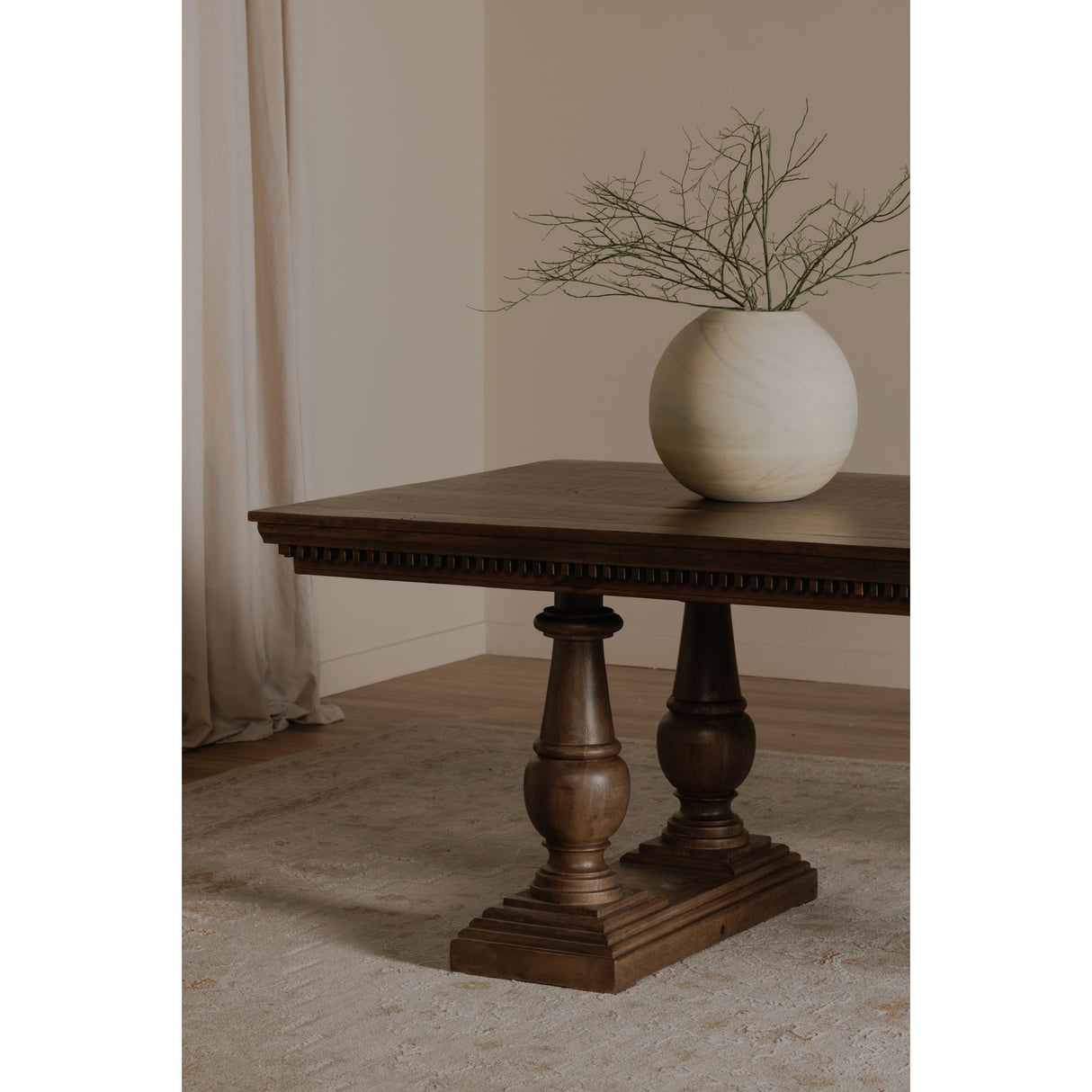 Everson Brown Dining Table by MOES at Eve Furniture