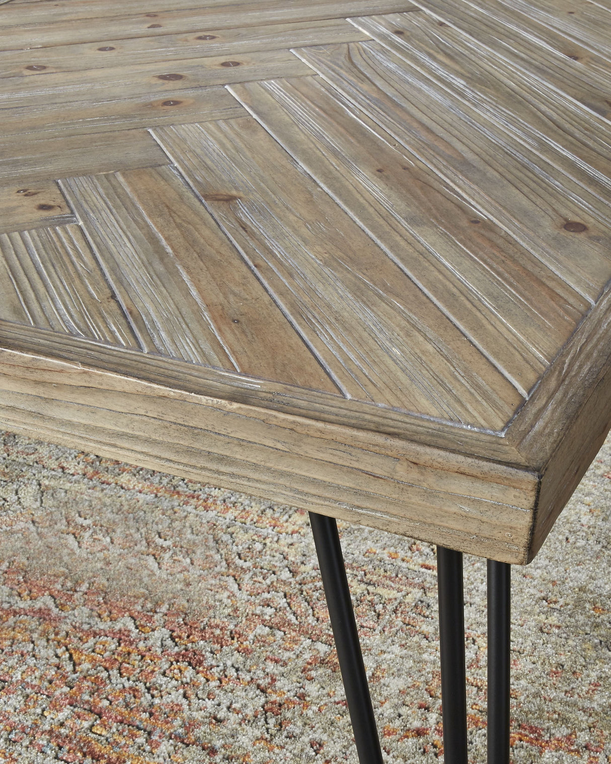 Everson Solid Fir Console Table in Sand Dollar by Modus Furniture at Eve Furniture