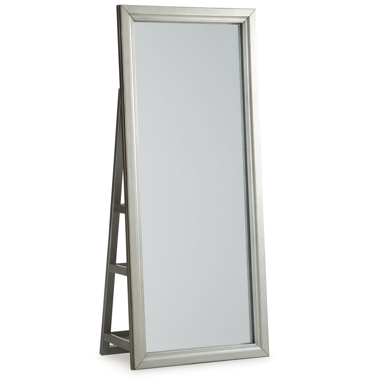 Evesen Champagne Floor Standing Mirror/Storage by ASHLEY FURNITURE at Eve Furniture