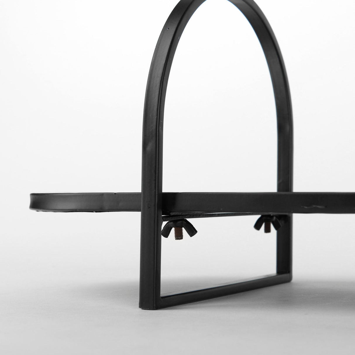 Evianna Mirrored W/Black Metal Frame Tray by Mercana at Eve Furniture