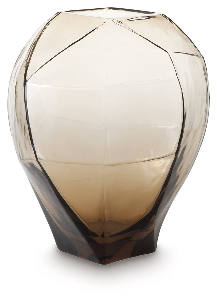 Ewart Light Brown Vase by ASHLEY FURNITURE at Eve Furniture