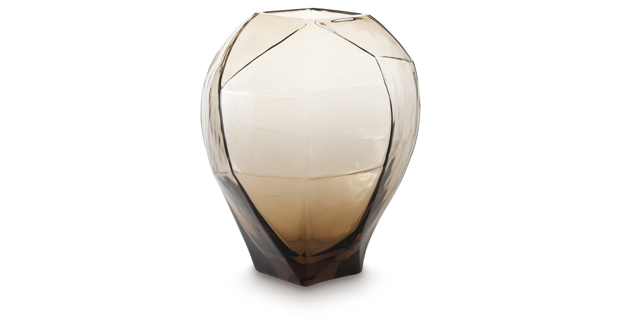 Ewart Light Brown Vase by ASHLEY FURNITURE at Eve Furniture