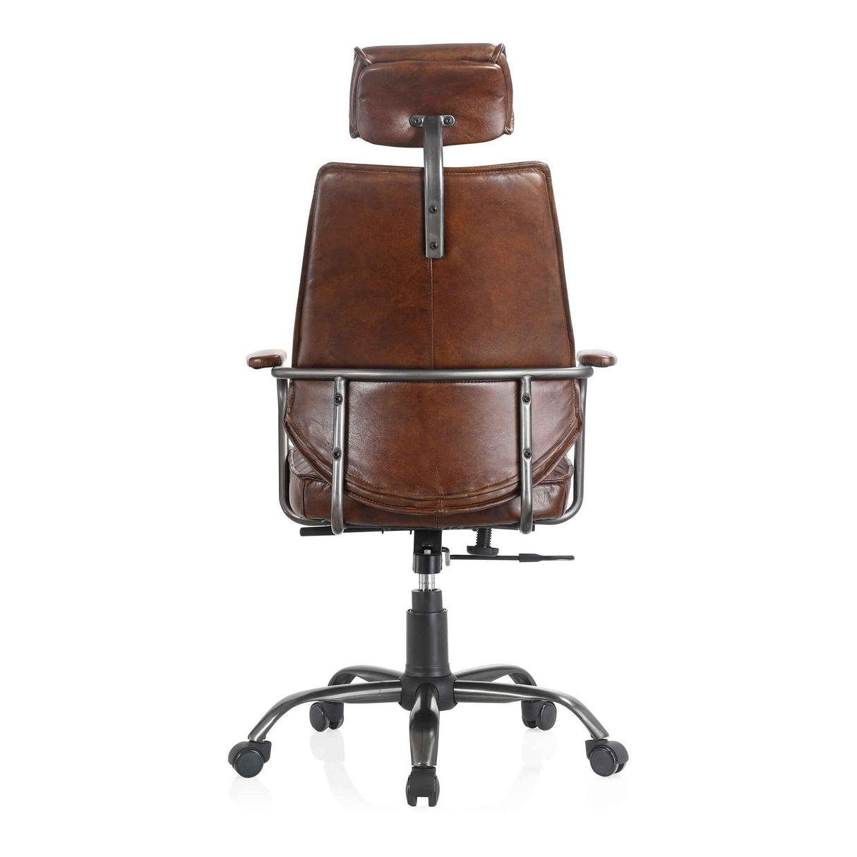 Executive Dark Brown Leather Office Chair