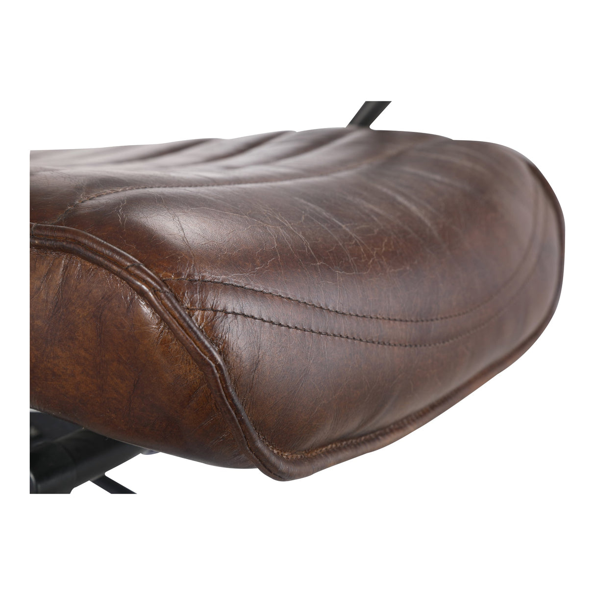 Executive Dark Brown Leather Office Chair by Moe's Home at Eve Furniture