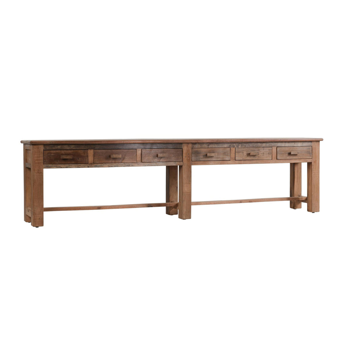 Ezra 6 Drawer Console Table by Classic Home at Eve Furniture