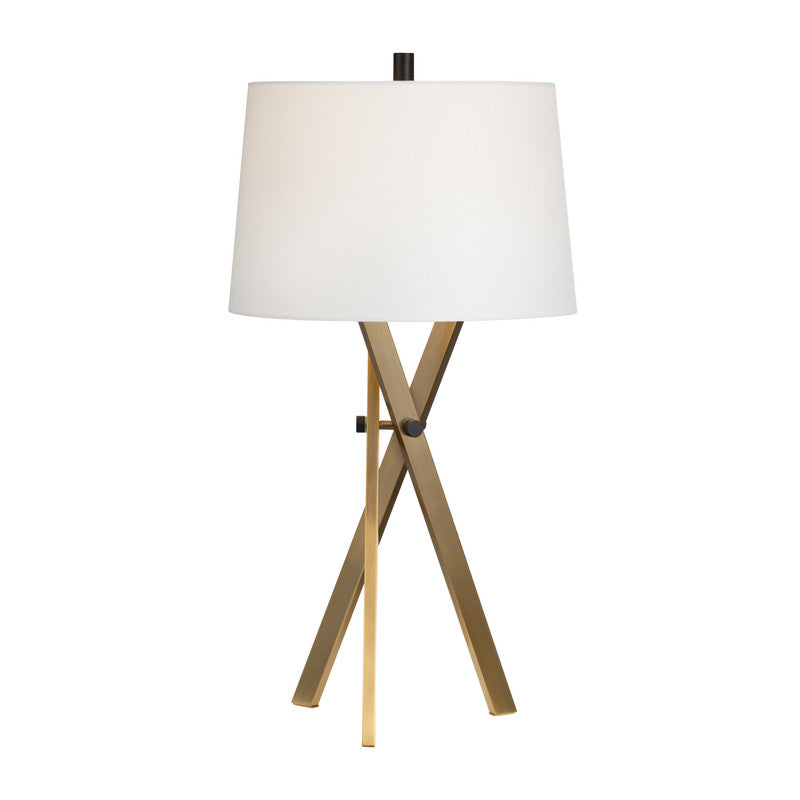 Ezra Brass Table Lamp (Set of 2) by Crestview at Eve Furniture
