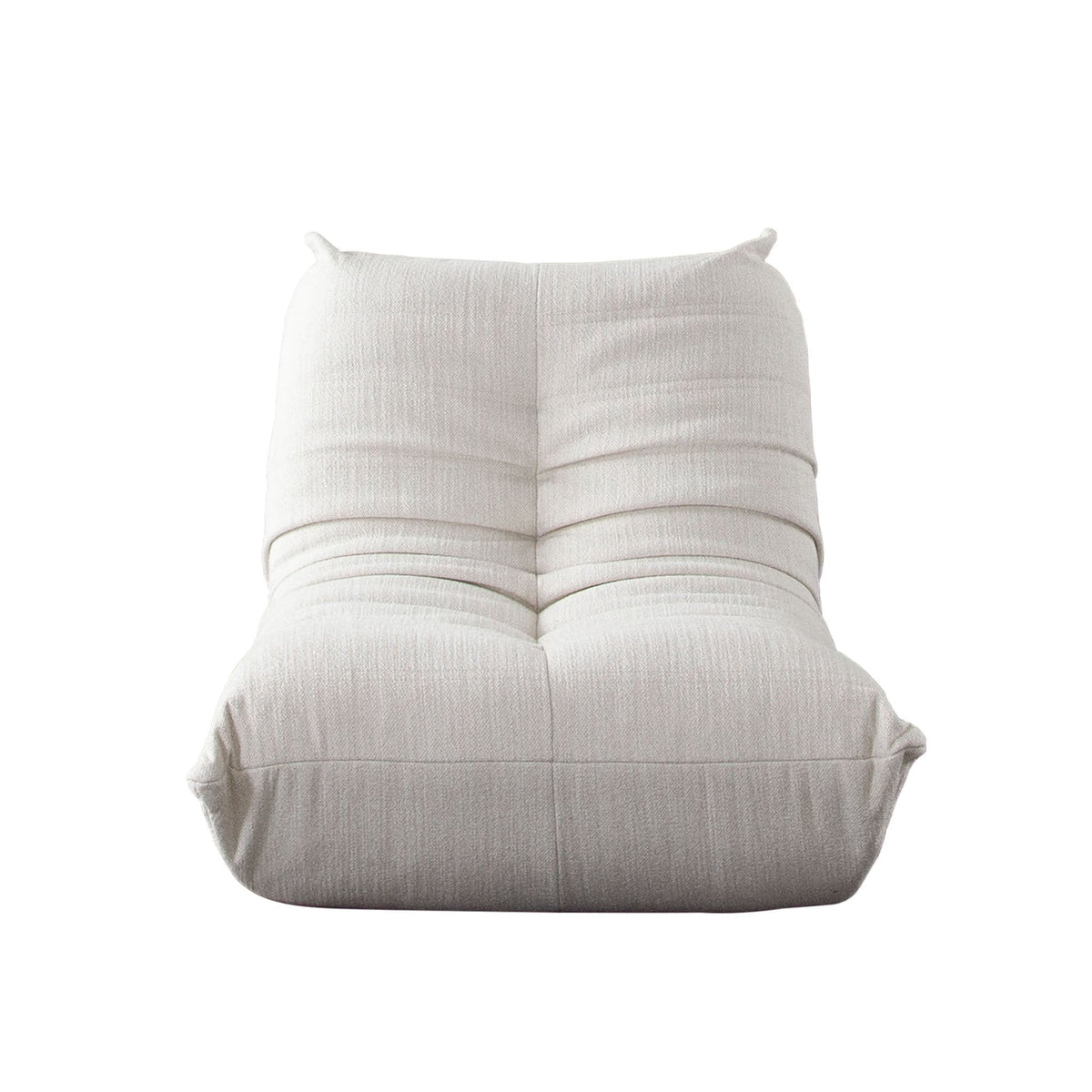 Ezra Cream Fabric 5-Pc Sectional 122" x 122" by Diamond Sofa at Eve Furniture