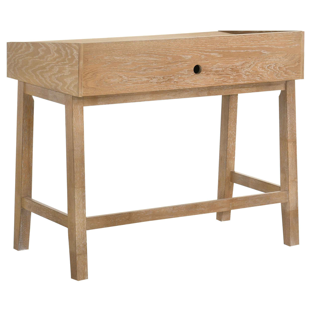 Fabian Distressed Light Brown 38-inch Computer Desk with Keyboard Drawer by Coaster at Eve Furniture