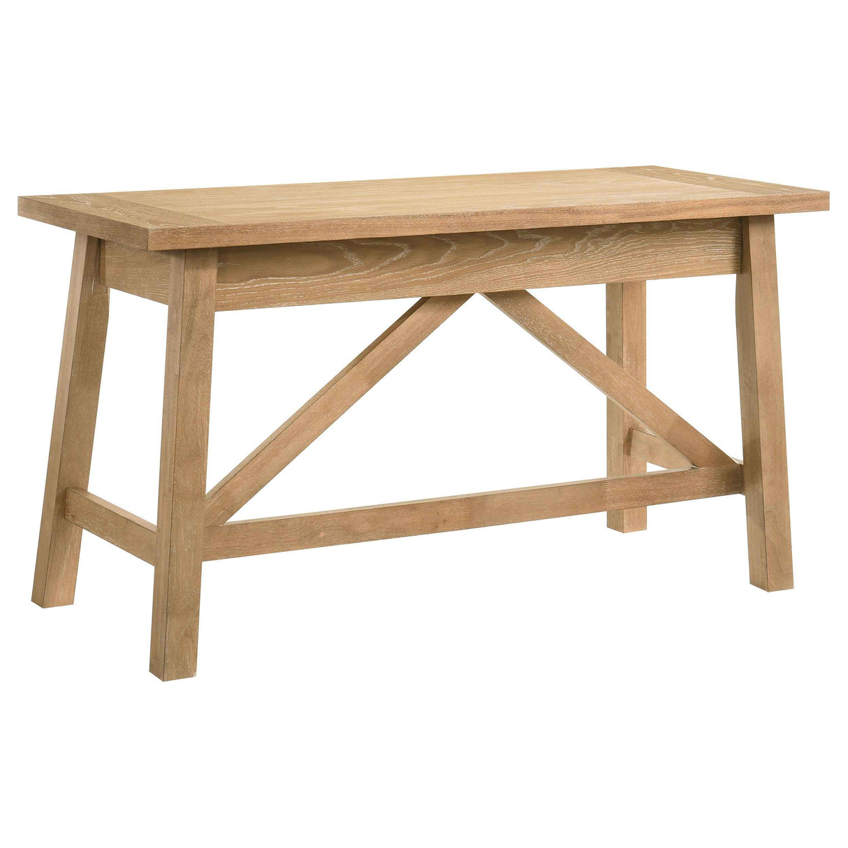 Fabian Distressed Light Brown 54-inch 2-drawer Computer Writing Desk by Coaster at Eve Furniture