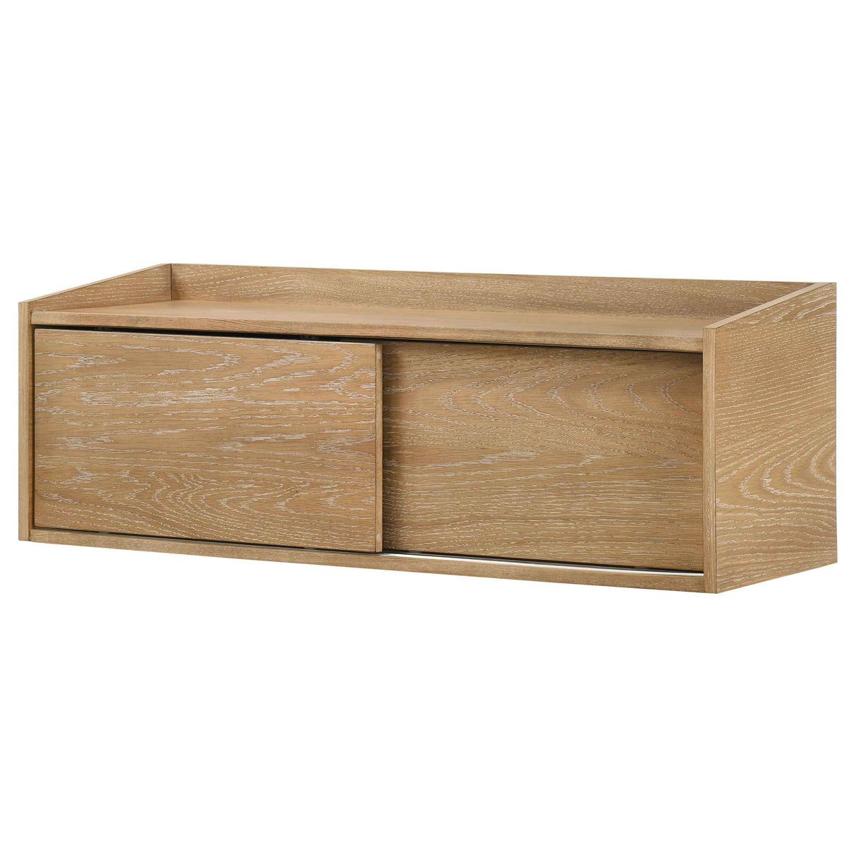 Fabian Distressed Light Brown Bookshelf Bridge with Cubbies by Coaster at Eve Furniture