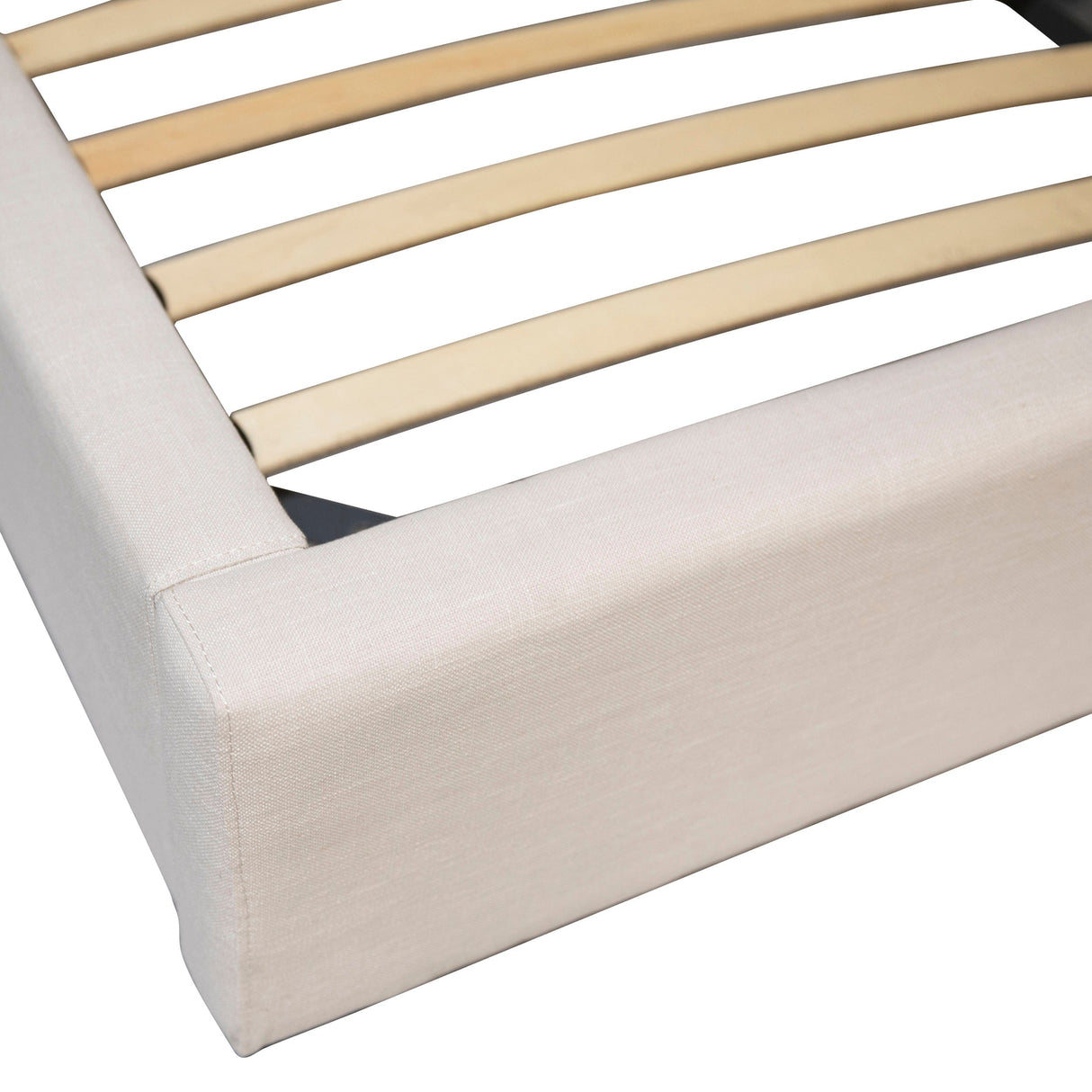 Fabio Bed, Off-White by Dovetail at Eve Furniture