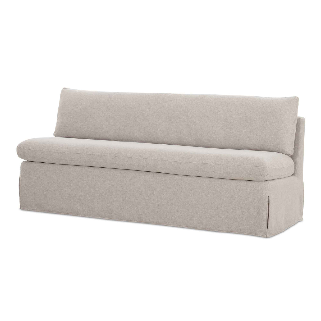 Fable Beige Slipcover Dining Bench by Moe's Home at Eve Furniture