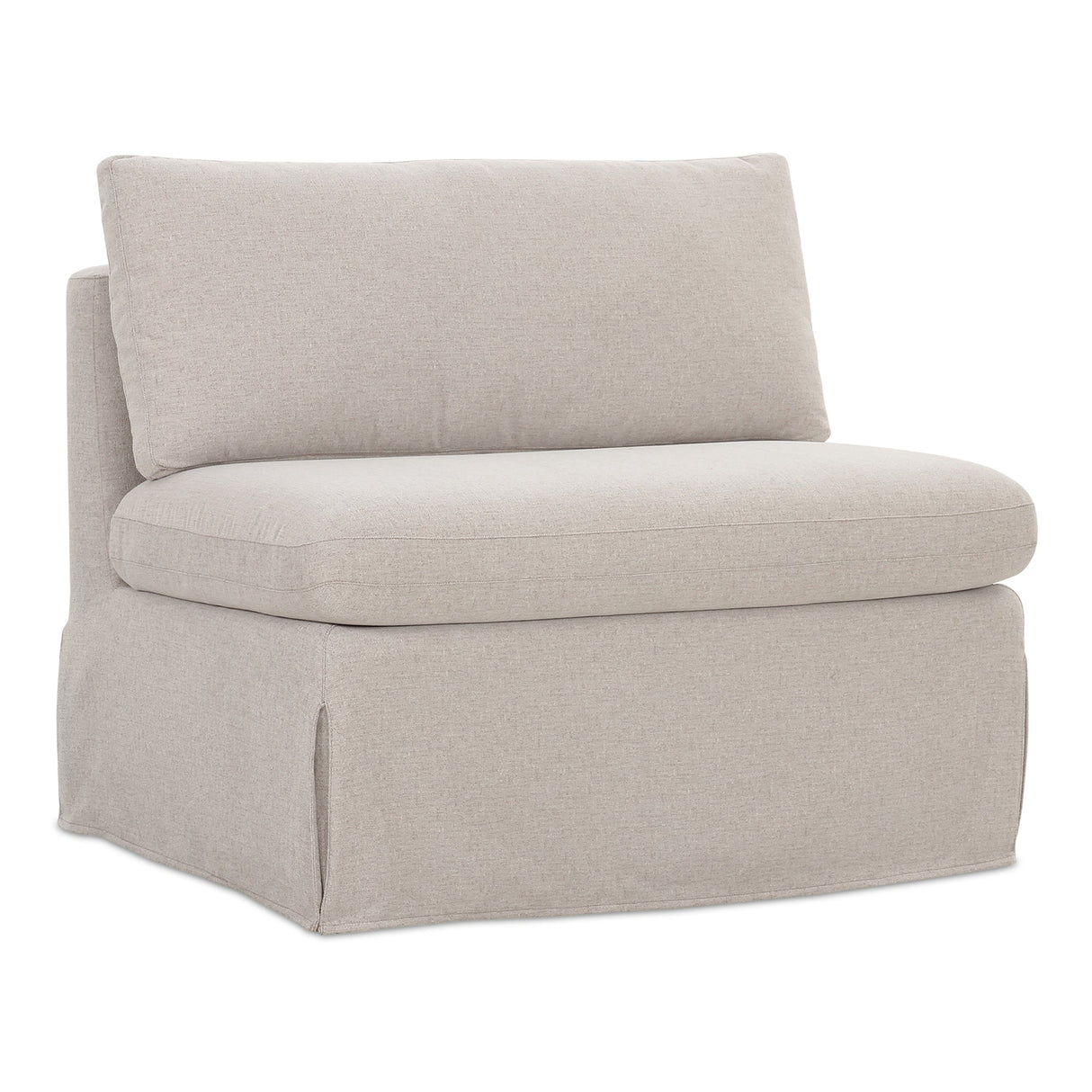 Fable Beige Slipcover Dining Chair and Half by MOES at Eve Furniture