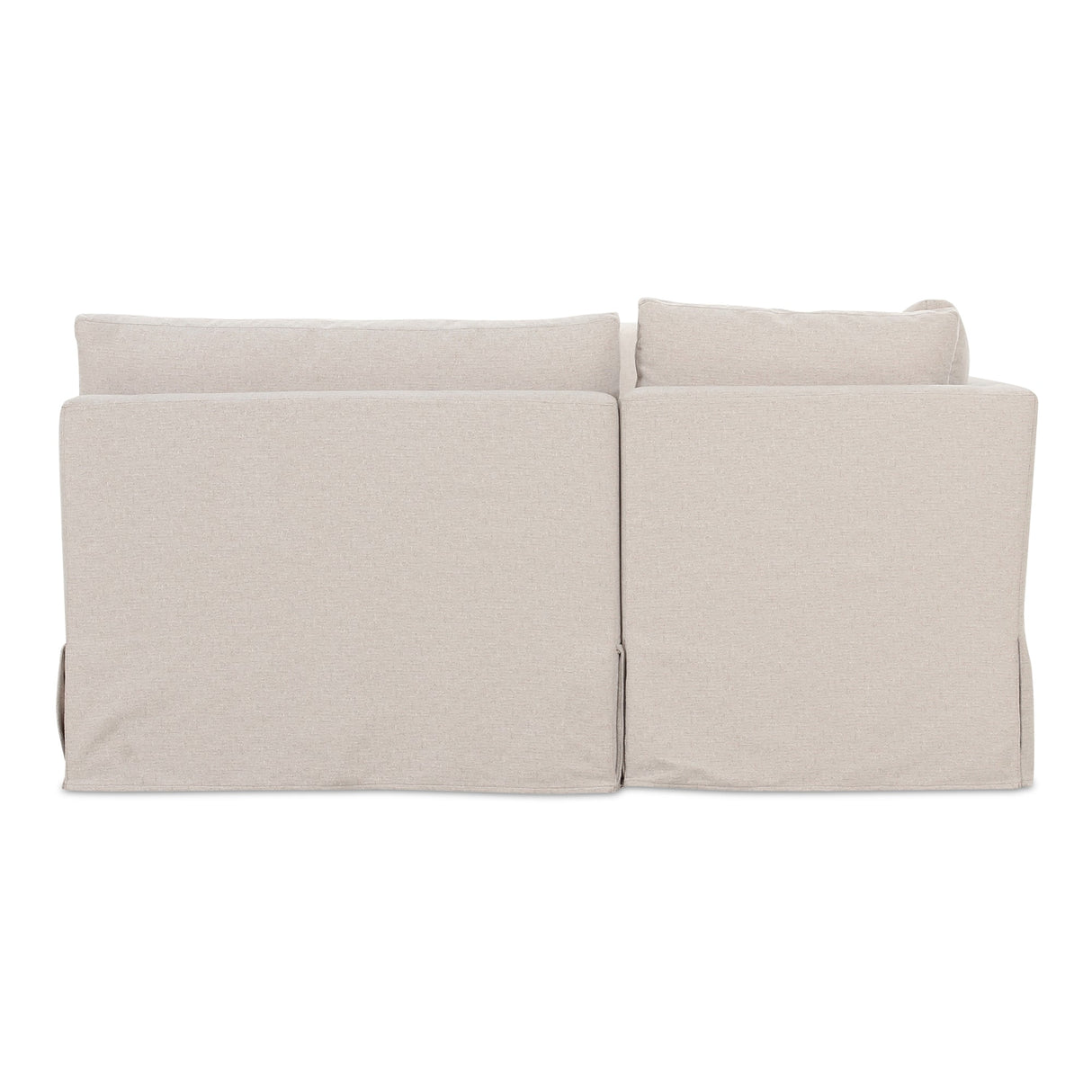 Fable Beige U Shape Slipcover Dining Banquette 129 in by MOES at Eve Furniture
