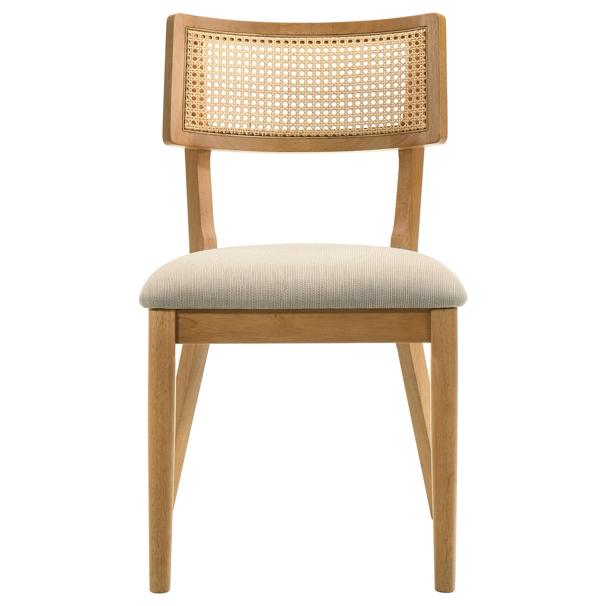 Fabra Honey Wheat Cane Back Side Chair (Set Of 2) by Coaster at Eve Furniture