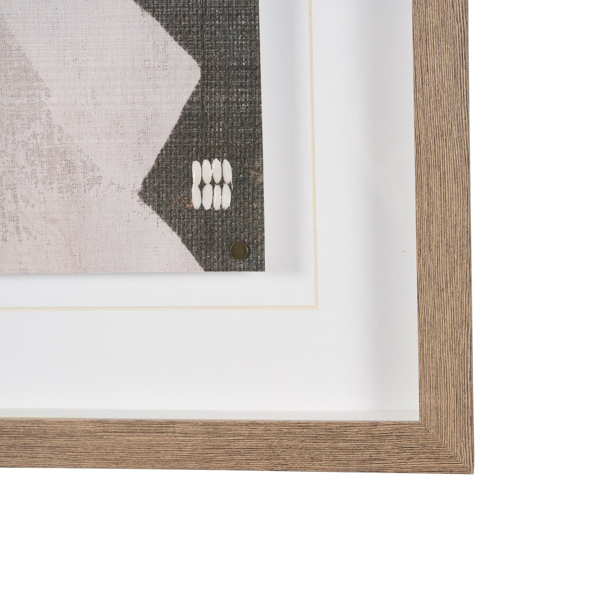 Fabric Fantasia - Maumbo by Maja Gunnarsdottir Textured Framed Artwork Matted under Glass by Mercana at Eve Furniture