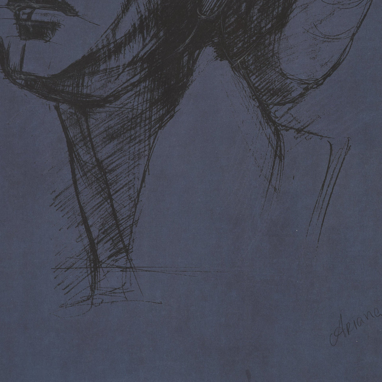 Face Study I by Ariana a Hand Embellished Framed Print under Glass by Mercana at Eve Furniture