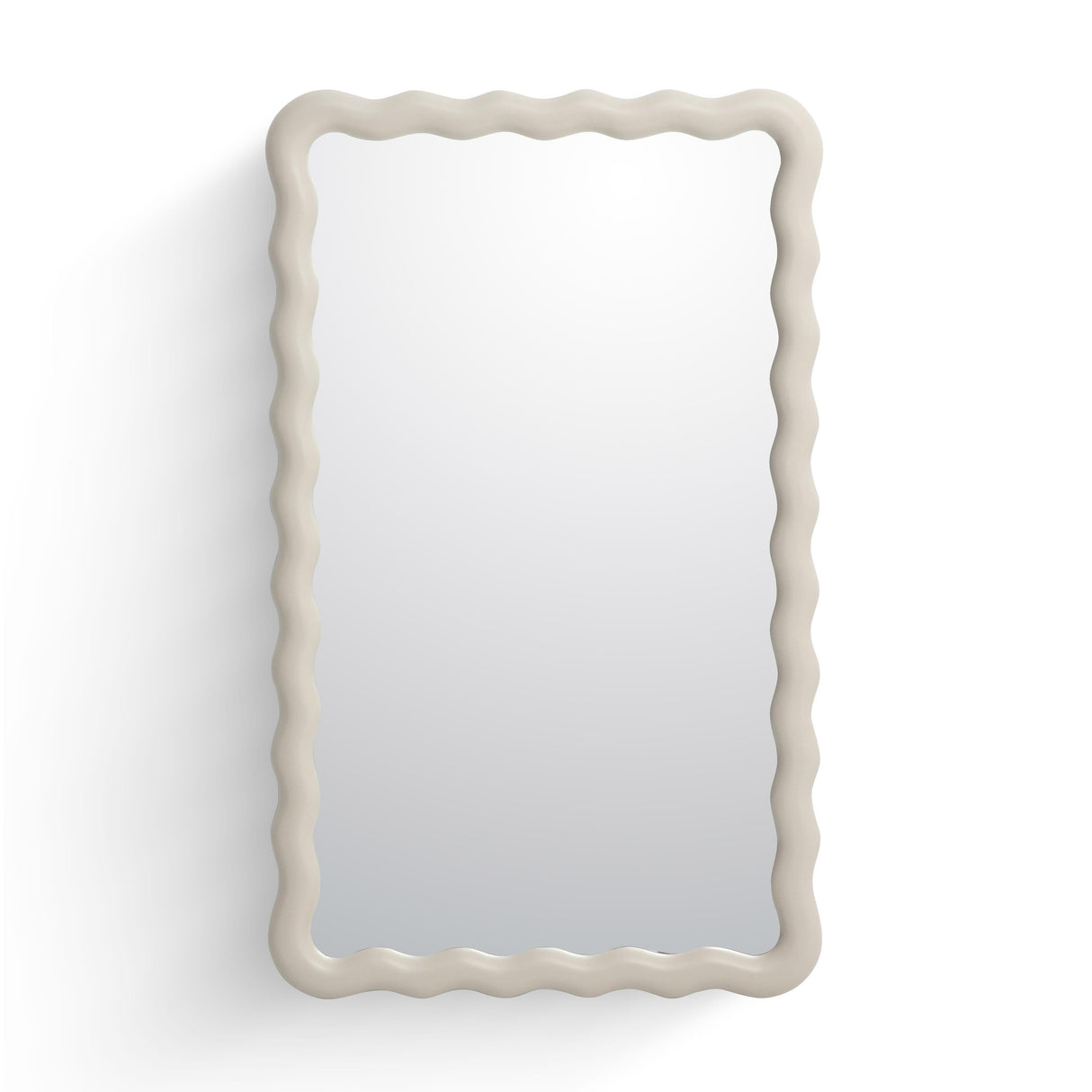 Faire Cream Squiggle Wall Mirror by TOV Furniture at Eve Furniture