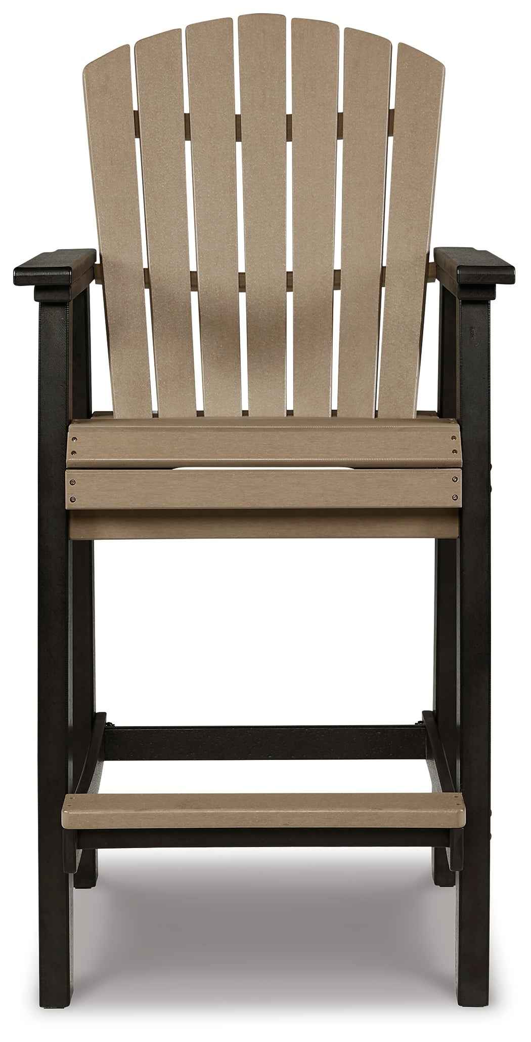 Fairen Trail Black/Driftwood Barstool by Ashley at Eve Furniture
