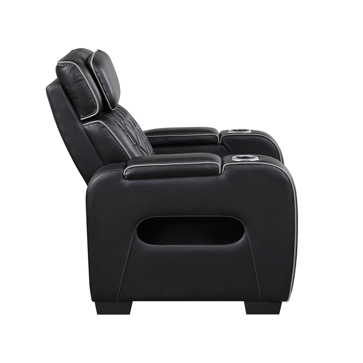 Fairway Black Power Reclining Chair by Homelegance at Eve Furniture
