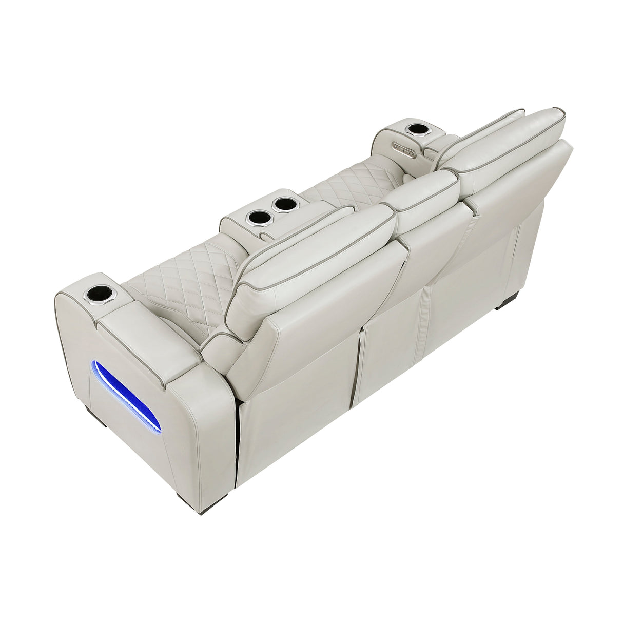 Fairway Taupe Power Double Reclining Living Room Set by Homelegance at Eve Furniture