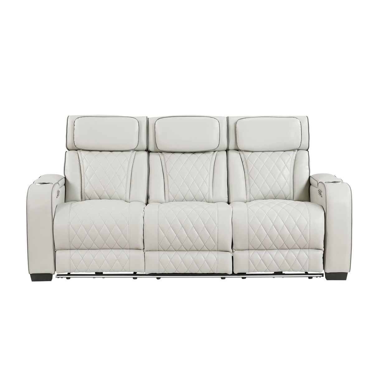 Fairway Taupe Power Double Reclining Sofa by Homelegance at Eve Furniture