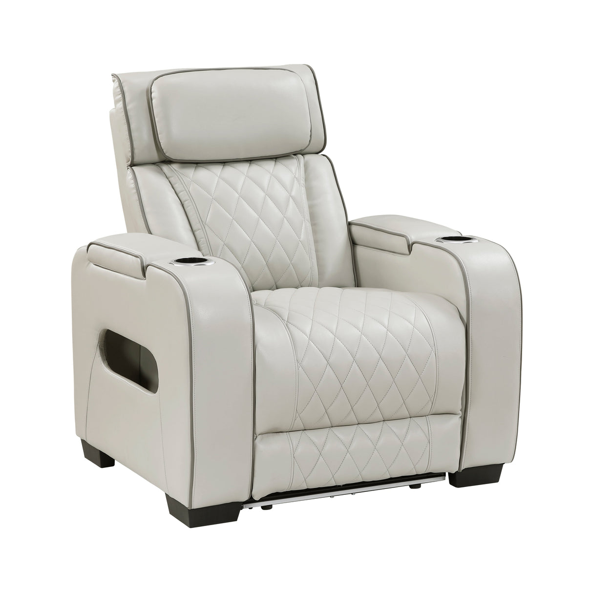 Fairway Taupe Power Reclining Chair by Homelegance at Eve Furniture
