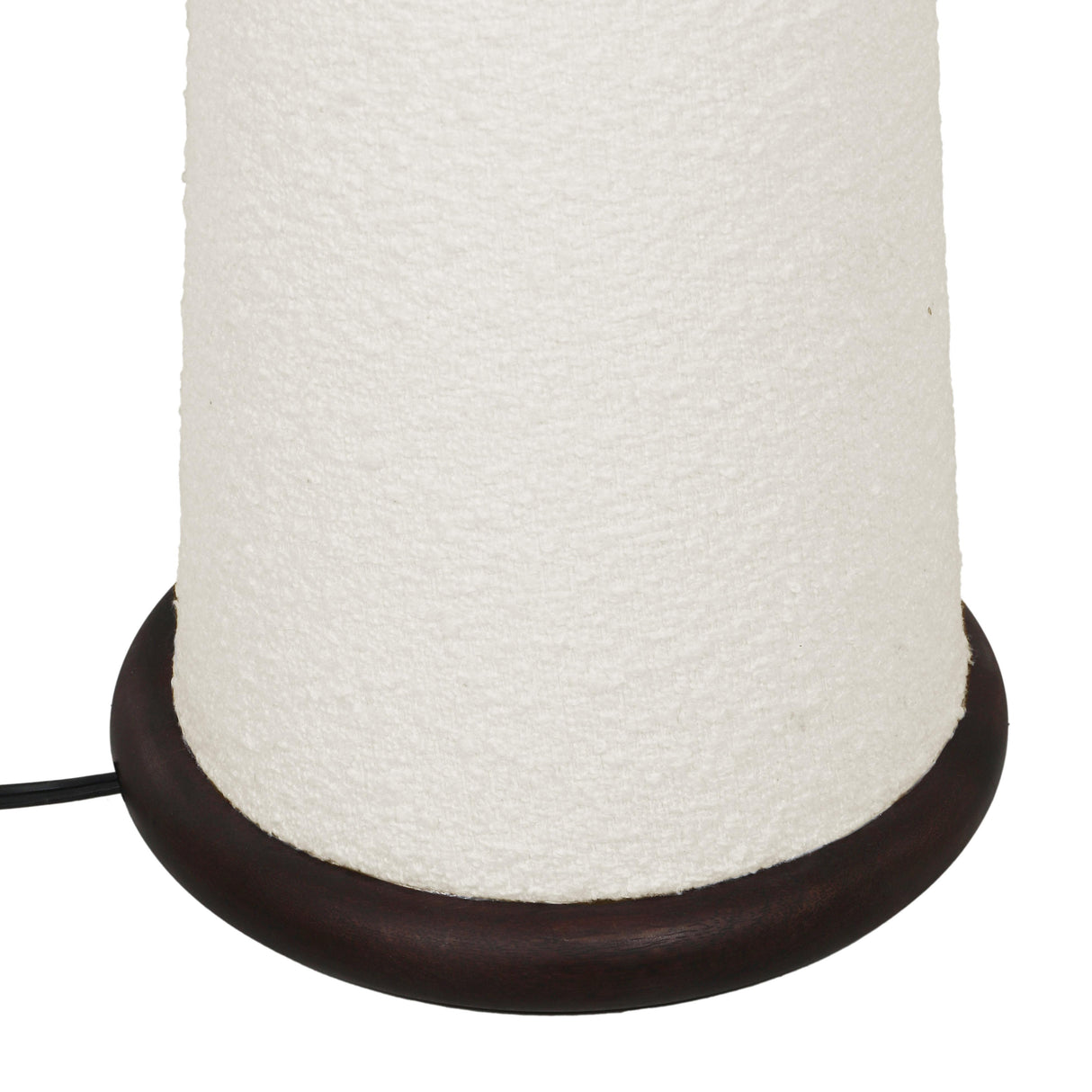 Faith White Boucle Floor Lamp by TOV Furniture at Eve Furniture
