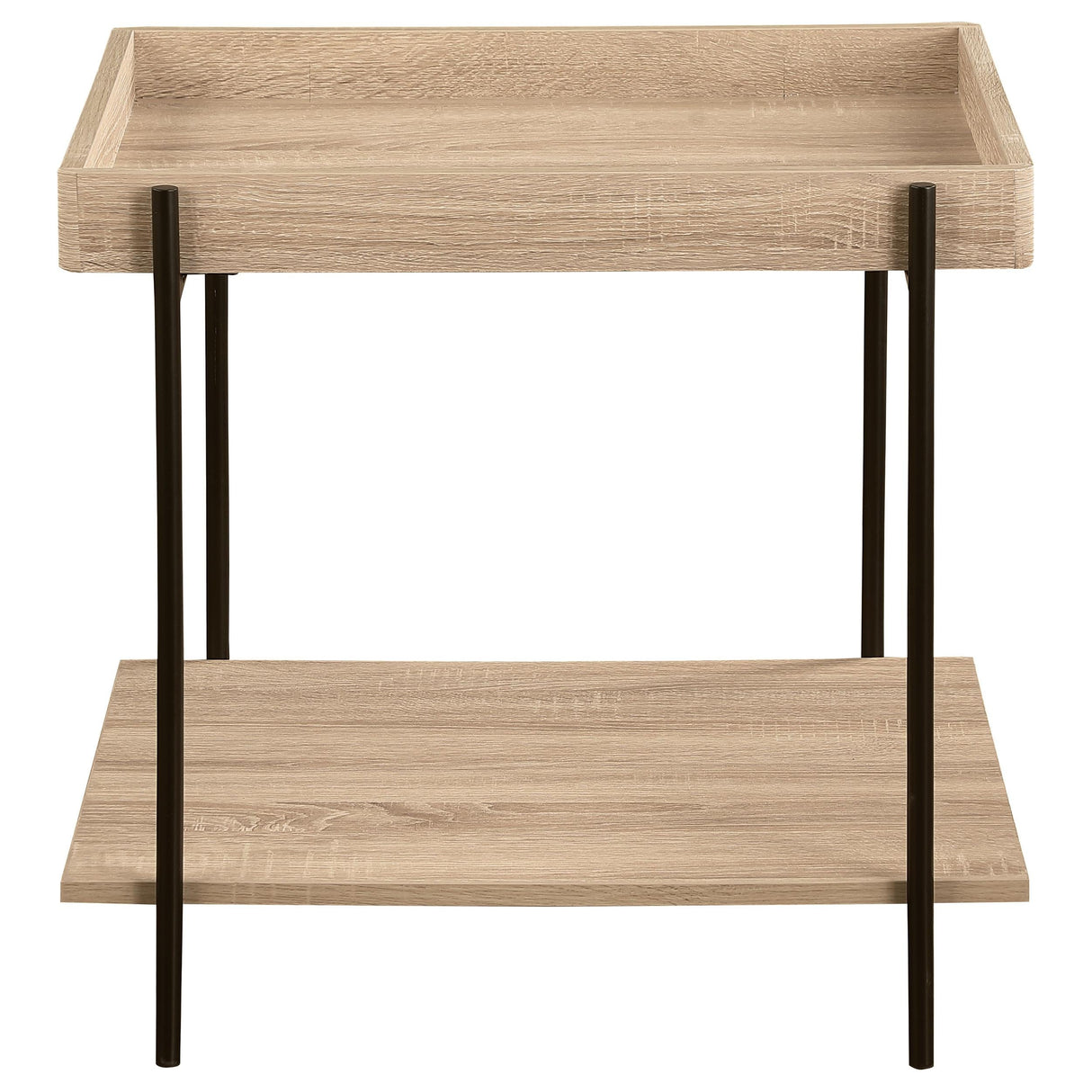 Fallon Natural 2-Piece Rectangular Coffee and End Table Set by Coaster at Eve Furniture