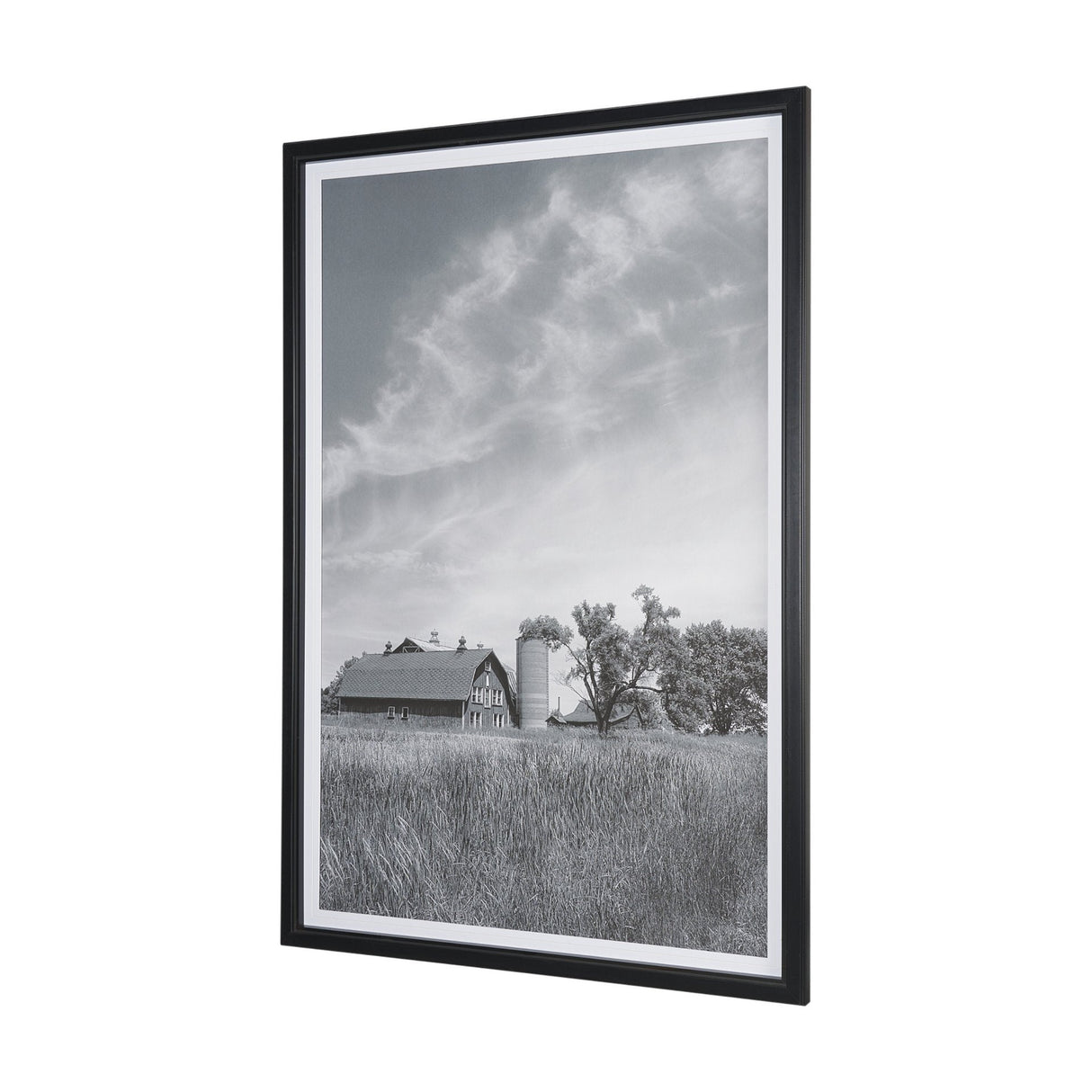 Farm Serenity I by Leda Robertson Textured FramedPhoto Print Matted under Glass by Mercana at Eve Furniture