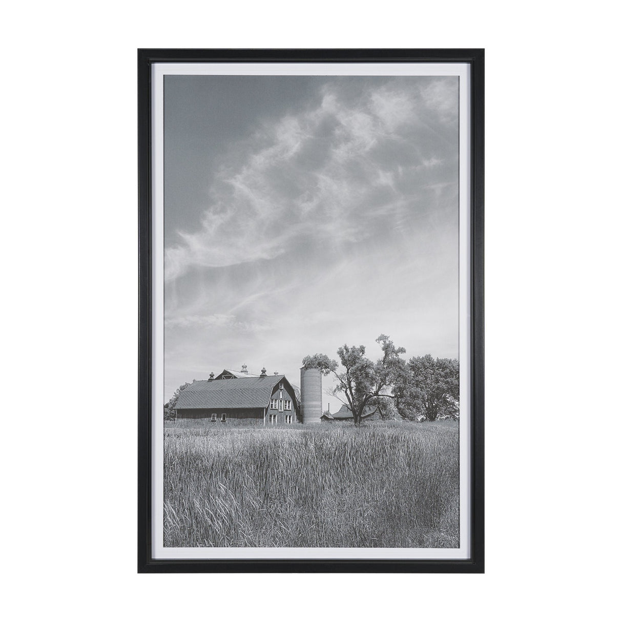 Farm Serenity I by Leda Robertson Textured FramedPhoto Print Matted under Glass by Mercana at Eve Furniture