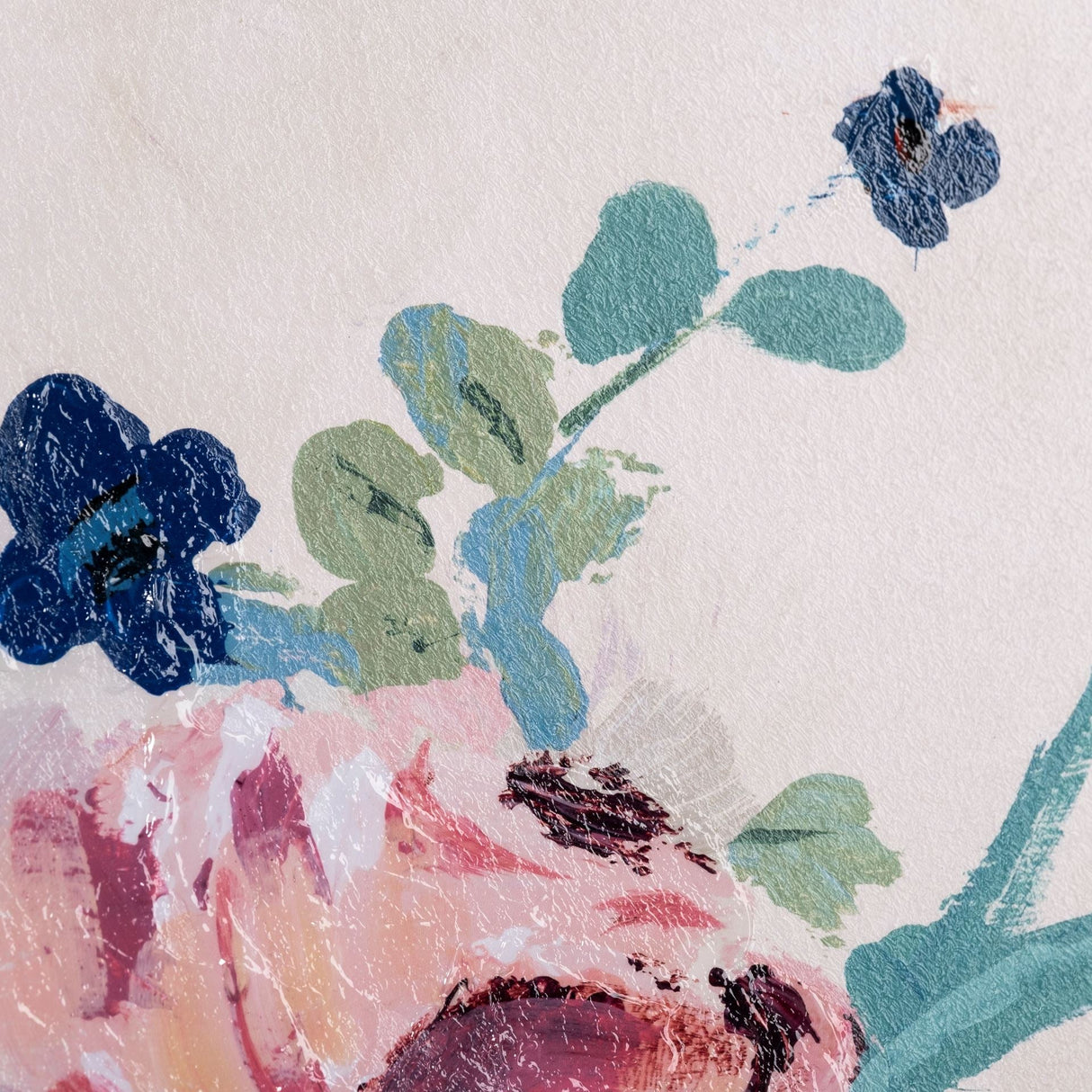 Farmhouse Flowers I by Barbara Fleming a Hand Embellished Textured Framed Art Print by Mercana at Eve Furniture