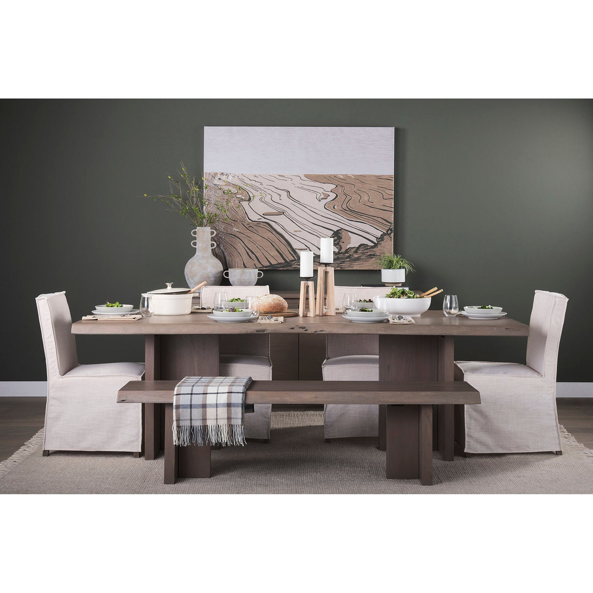 Farmland Fall by Mercana Studio a Hand Embellished Textured Canvas by Mercana at Eve Furniture