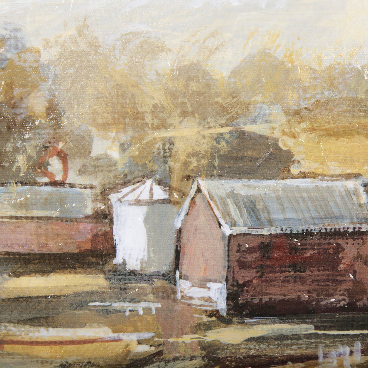 Farmland view I by Mercana Studio a Hand Embellished Textured Framed Canvas by Mercana at Eve Furniture