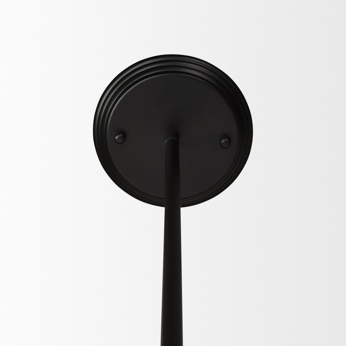 Farrah Frosted Glass Globe set in Matte Black Metal Pendant Ceiling Light by Mercana at Eve Furniture