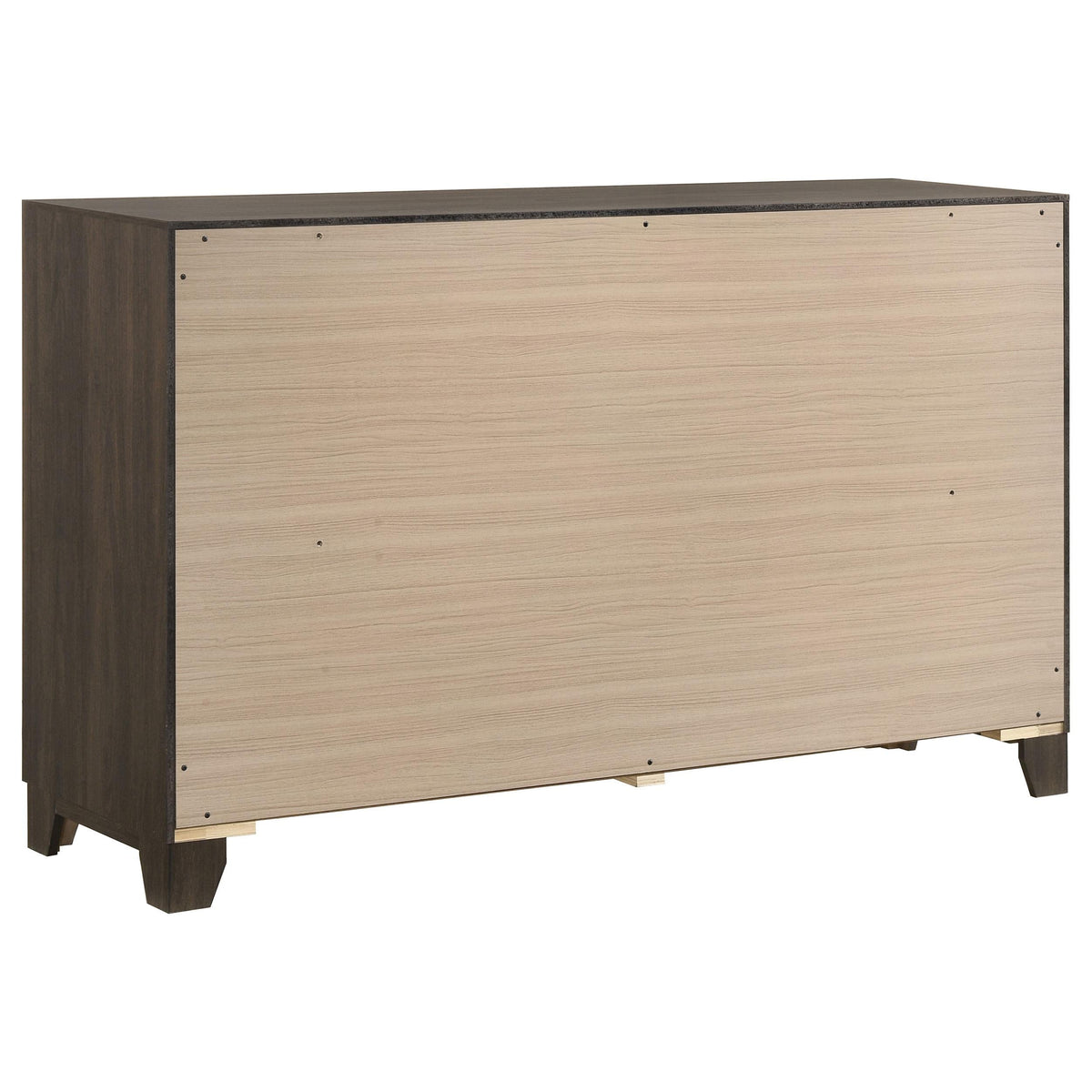 Farre Dark Brown 6-Drawer Dresser by Coaster at Eve Furniture