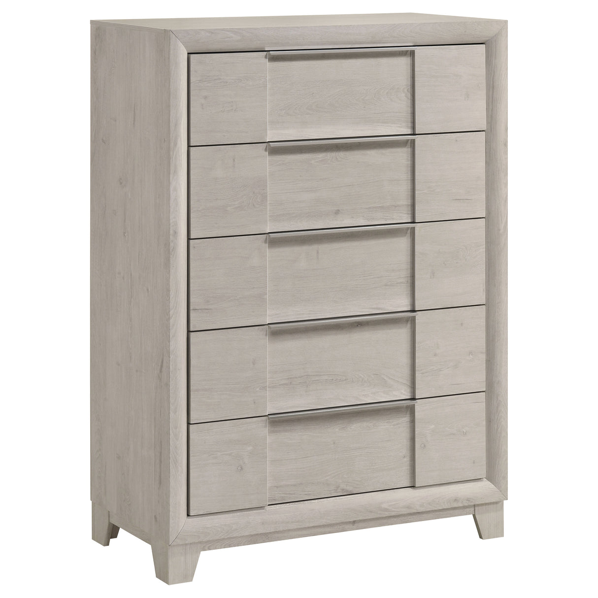 Farre Washed Grey 5-Piece Queen Bedroom Set by Coaster at Eve Furniture