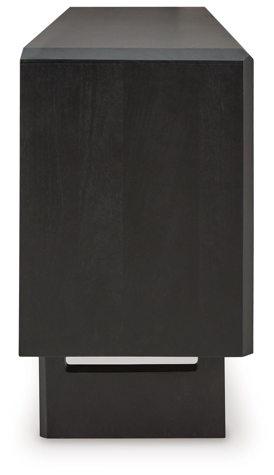 Farrelmore Black Accent Cabinet by Ashley at Eve Furniture